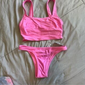 Aerie Pink Bikini Set